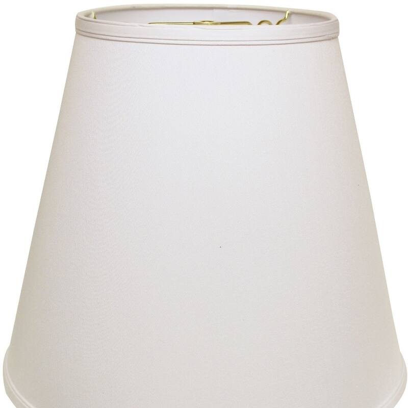 16" White Deep Empire No Slub Lampshade 16"x16"x14" Bed Bath